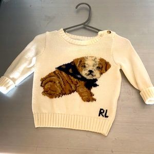 Polo winter sweater for infants size 6 months